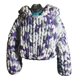Video Tutorial Chunky Hand Knit Sweater PATTERN