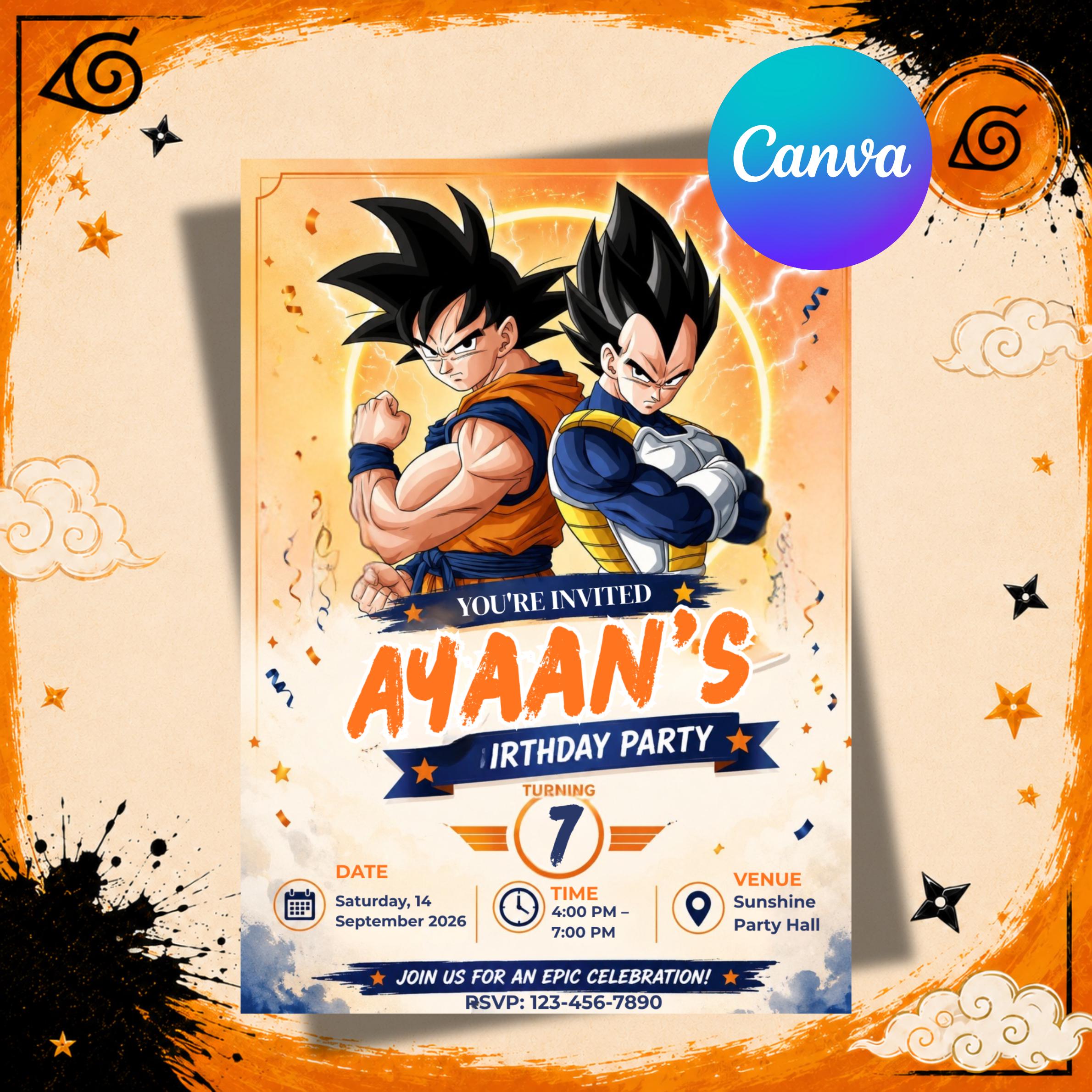 Dragon ball birthday card - Etsy 日本