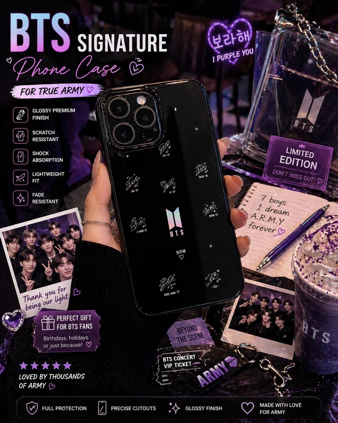 Bts iPhone 15 Pro Max Case - Etsy