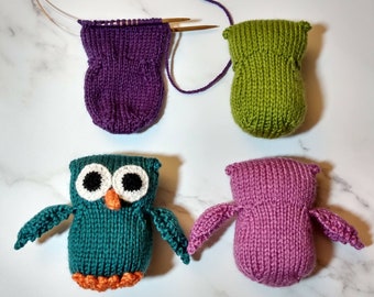 PDF Stickmönster - Uggla-Dorable Stickad Uggla Gosedjur