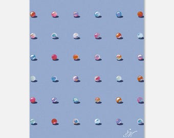 My Marble Collection Premium Matte Paper Poster - Magic Marbles