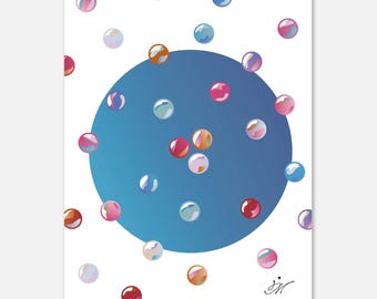 The Game Has Started Premium Matte Paper Poster - Magic Marbles