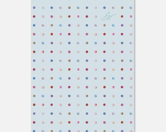 Spring Polka Dots Print – Y2K Marble Collection Poster