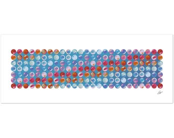 Bubble Water Premium Matte Paper Poster - Magic Marbles
