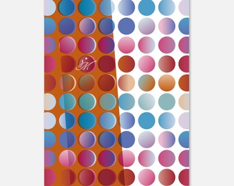 Summer Sequin Premium Matte Paper Poster - Magic Marbles