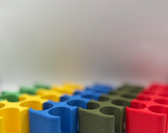 Soporte para aceites esenciales impreso en 3D – Organizador minimalista de aceites aromáticos de PLA