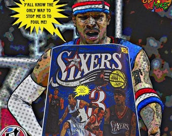 Póster de Allen Iverson - "Different Dimensions" (16x20 pulgadas)
