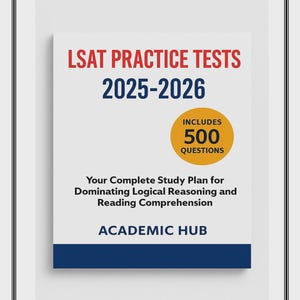 Exámenes de práctica LSAT 2025–2026 – 500 preguntas (Descarga en PDF)