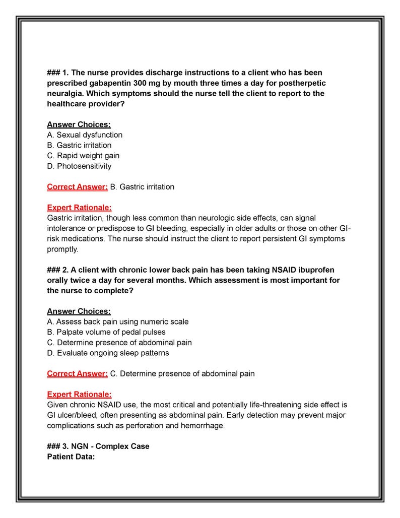 2026 HESI RN Pharmacology Exam Prep, 5 Full Practice Exams Questions NGN Case Scenarios Pdf ...