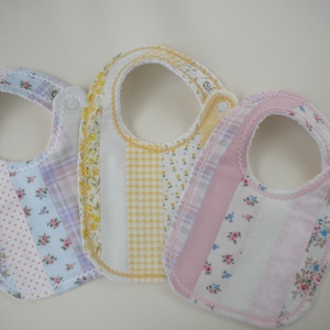 Small Quilted  Baby Bibs