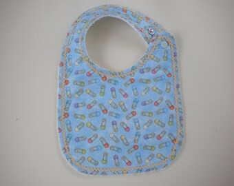 Small Newborn Baby Boy Bib.