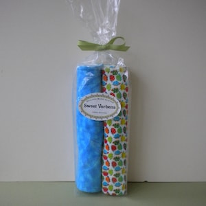 Turtle Flannel BabyBurp Cloths