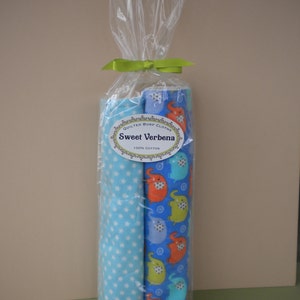 Quilted Flannel Baby Burp Cloths
