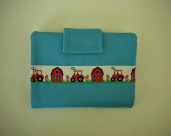 Tractor Crayon Wallet Doodle Pad