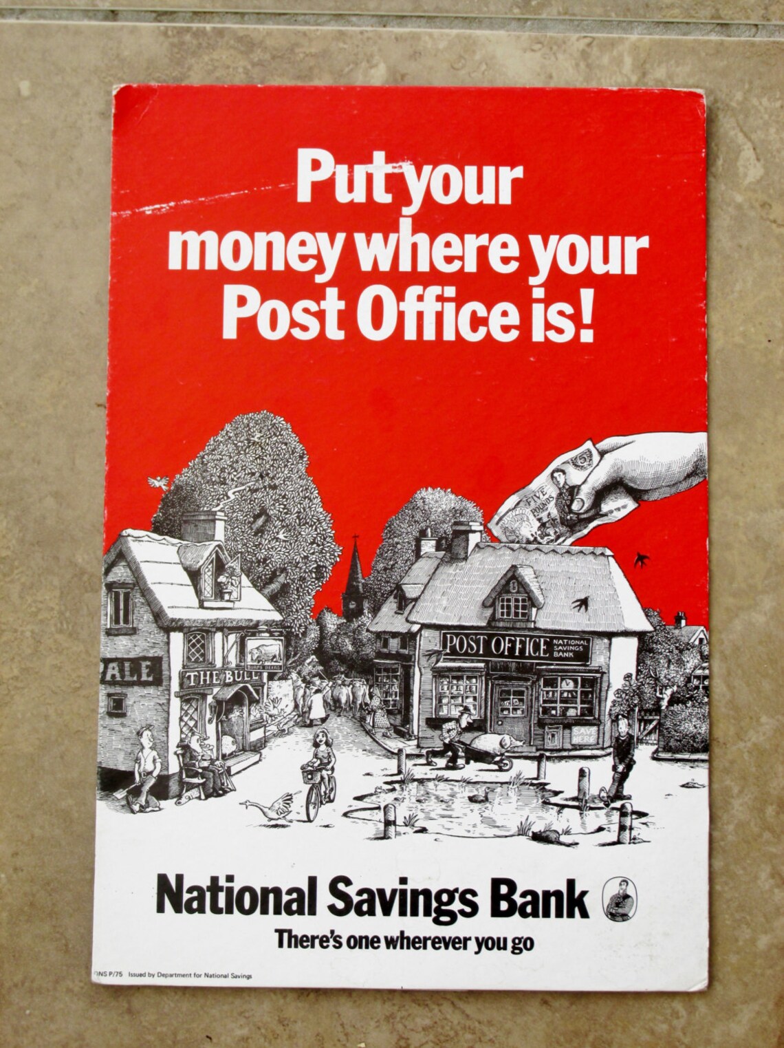 Three 1970s Post Office Advertising Boards Stand Up Posters | Etsy