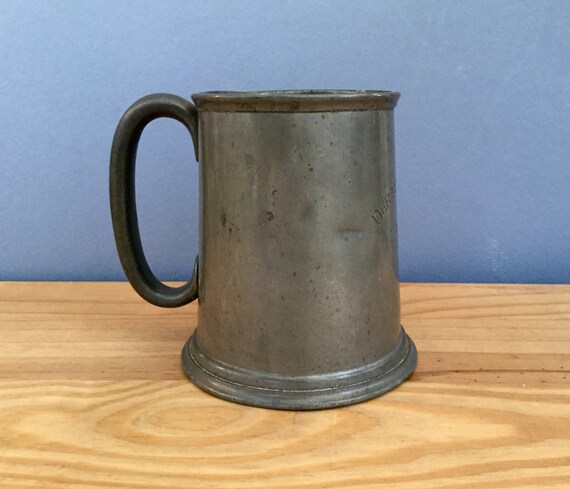 1940s Engraved Tankard Souvenir Derby Regatta 1948 James Dixon /& Sons Pewter
