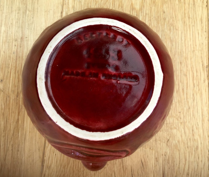 1950s Sylvac Beetroot Pot Jar Cannister Number 4553 Vintage Etsy UK