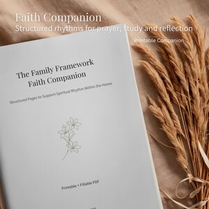 Faith Companion Printable and Fillable Bundle | Christian Journal, Prayer Planner | Bible Study, Reflection Pages, Relationship Alignment