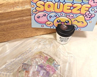 Palla antistress morbida fatta a mano: giocattolo antistress ASMR colorato