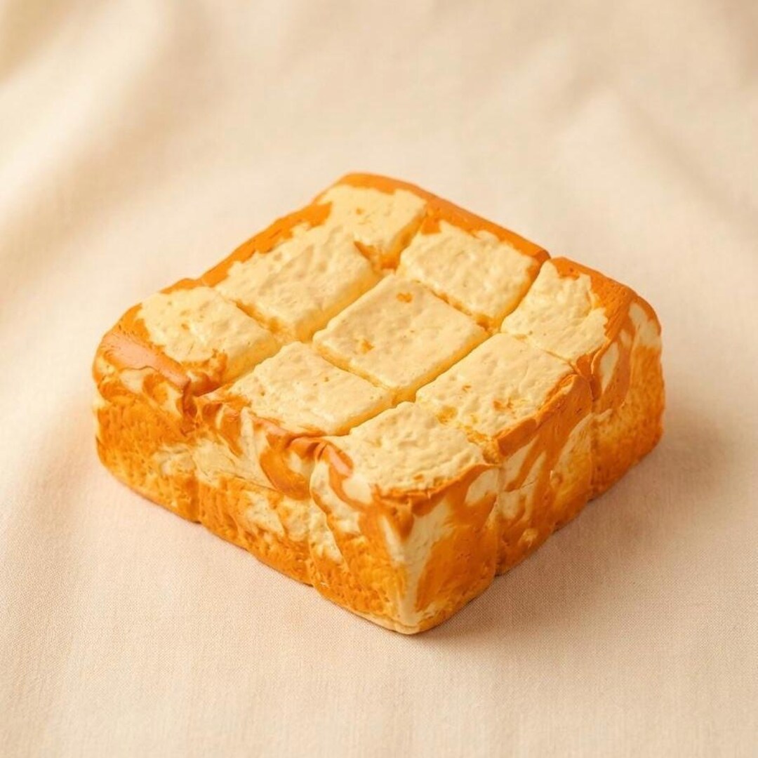 Slow Rising Cheese Bread Squishy Slow Rising Cheese Bread Squeeze Toy Realistic Food ...