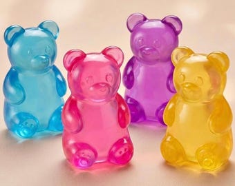 Brinquedo antiestresse NeeDoh Squishy Gummy Bear, bola colorida que viralizou no TikTok, brinquedo de descompressão para alívio da ansiedade, brinquedo de mesa para adultos.