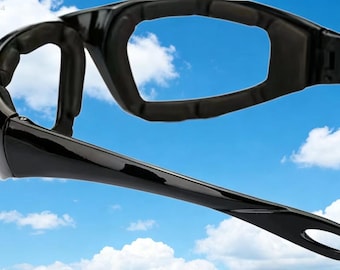 バイク用ライディングゴーグル1組、防風スポーツアイウェア（サイクリングやアウトドアアクティビティ用）、クリアレンズ