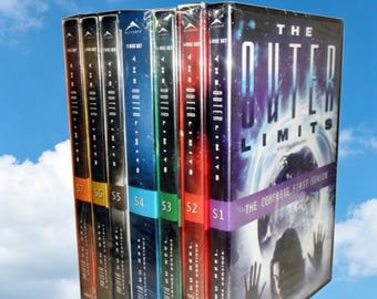 Série completa de Além da Imaginação (The Outer Limits) - Temporadas 1 a 7 (DVD, conjunto de 42 discos) - Novo e lacrado - EUA
