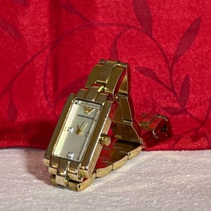 Vintage Emporio Armani AR3110 Ladies Watch Mother of Pearl Dial Timpson Serviced Gold Plated Luxury Dress Watch Elegant Women Gift Quartz