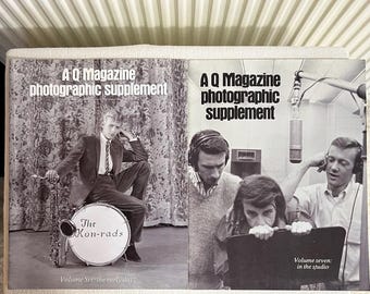 Q Magazine Photographic Supplements David Bowie Phil Spector Kon rads Mint Condition Vintage Music Memorabilia Rock Ephemera Set of 2Magazin