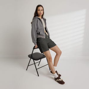Cream Fleece Sweat Shorts
