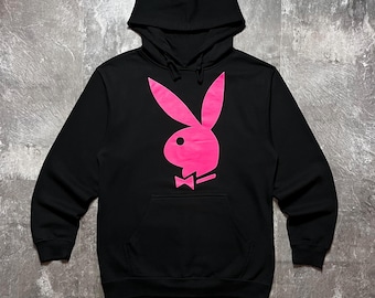Anti Social Social Club Playboy Hoodie Black Pink