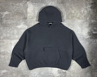 Nike Tech Fleece Hoodie Black, Aesthetic Oversized Hooded Sweatshirt Gorpcore Streetwear Minimalist Embroidered Swoosh Pullover Men Size XXL