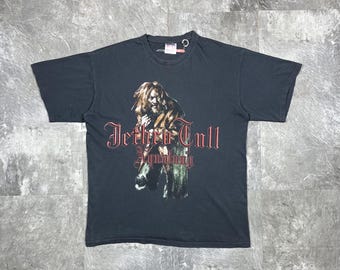 Vintage Jethro Tull Aqualung T-Shirt 2006 UK Tour, Rare Rock Band Tee, Retro Music Graphic Shirt, B&C European Style Size M, 100 Cotton