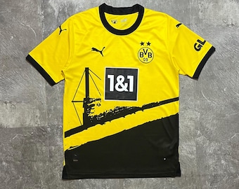 Borussia Dortmund 2023/24 Home Jersey - Puma BVB Shirt - Yellow & Black Fan Gear - Size S - Authentic Style Football Kit