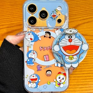 Funda para teléfono Fresh Fruit MagSafe con base semitransparente y sutiles motas negras, con soporte de malla para iPhone 15/16/17 Pro Max.