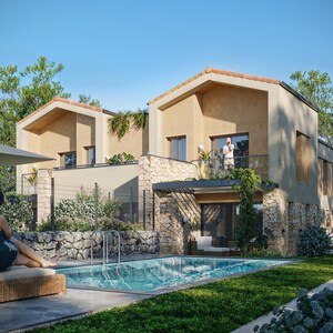 Contemporary house project with swimming pool – Custom architectural design & space optimization