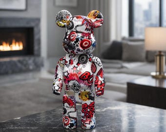 Bearbrick KAWS TENSION 100+400% Medicom Toy - Etsy Norway