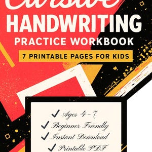 Hoja de ejercicios de escritura cursiva británica