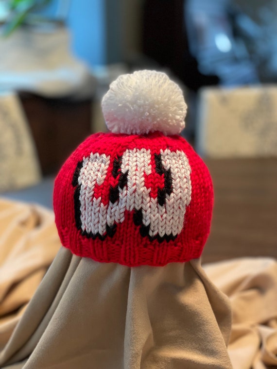 wisconsin badgers knit hats