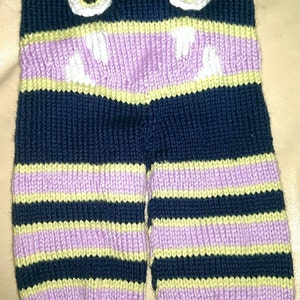 Baby knit monster pants image 2