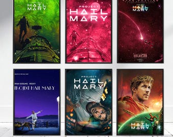 Póster de la película Proyecto Digital Ave María (2026) - Impresión en lienzo - Arte para pared - Decoración del hogar - Póster sin marco - Regalo