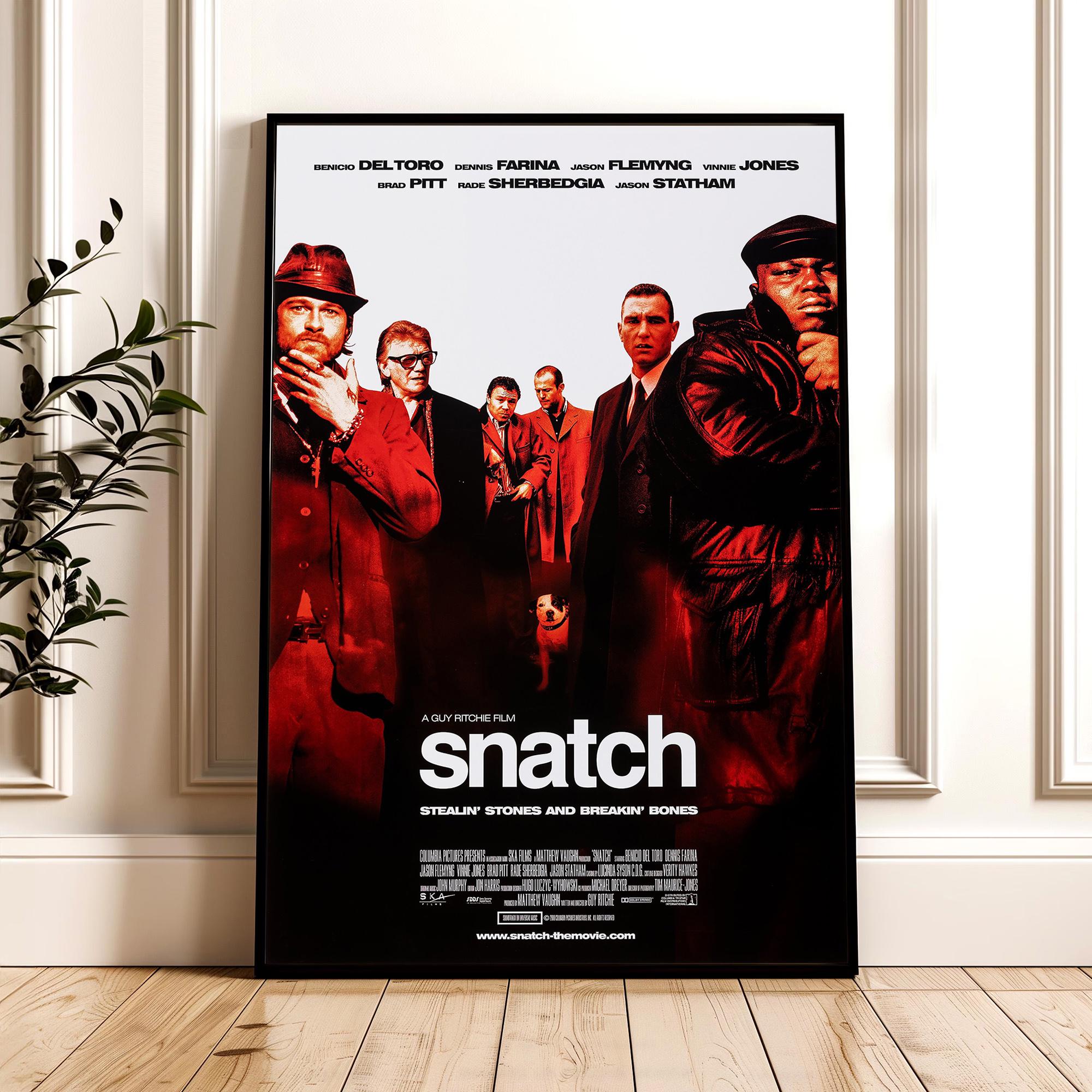 希少】映画スナッチ イギリス版ポスター 68×99.5㎝ ピン跡なし Yahoo