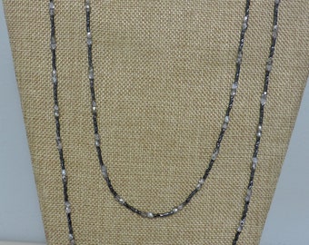 Gray and Silver Necklace