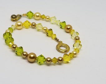 Shades of Yellow & Green Bracelet