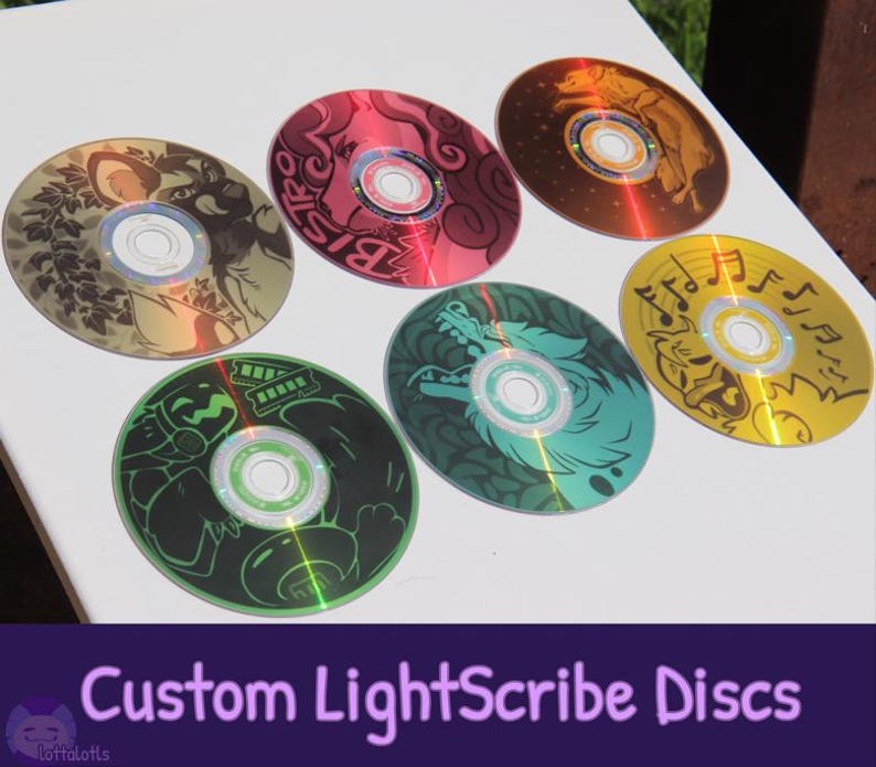 Custom Fursona Lightscribe Discs - Etsy