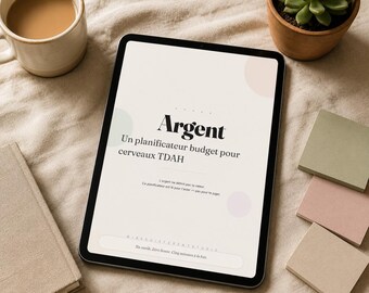 TDAH Planificateur Budget Adulte | Suivi Depenses & Epargne | Dopamine Gestion Argent | PDF a Imprimer Goodnotes Numerique
