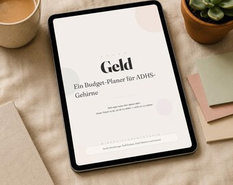 Budget Planer ADHS Erwachsene zum Ausdrucken | Ausgaben Tracker & Sparplan | Dopamin Spar-Tools | Goodnotes Finanzen PDF Sofortdownload