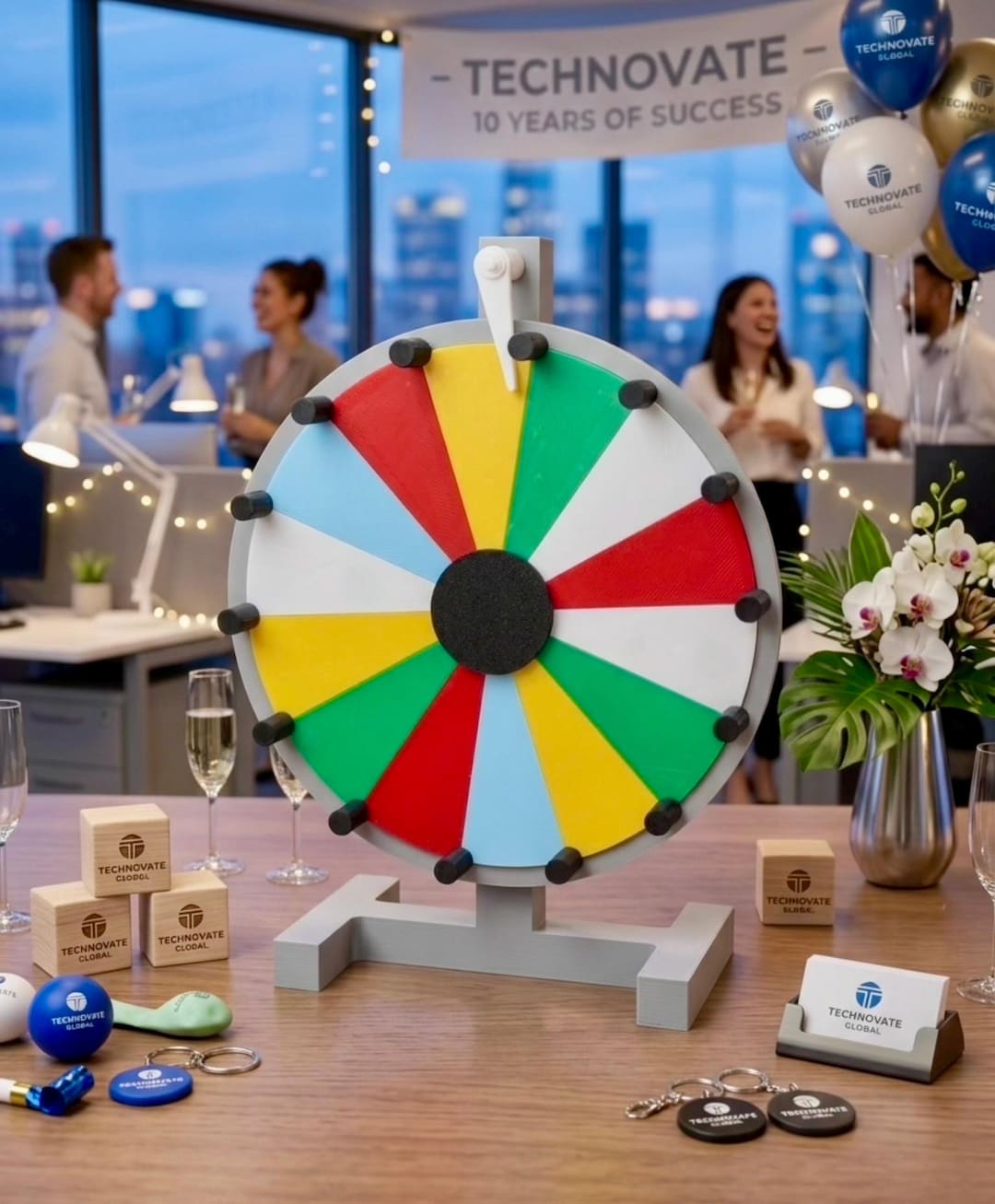 Fun Custom Prizes Personalized Prize Spin Wheel | Custom Lucky Wheel | Party Game Wheel ...