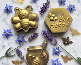 Handemade Large Bee 50g Made With CocoSoy Wax