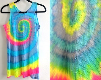 NWT SPEEDO MEN/'S BLUE TANK SHIRT STRETCHY COTTON SWIM SUMMER FUN SZ MEDIUM